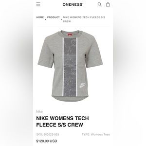 Nike Womens Tech Fleece Crew